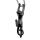 Climbing Three-dimensional Cats: Necklace with Black Cat in 925 Silver