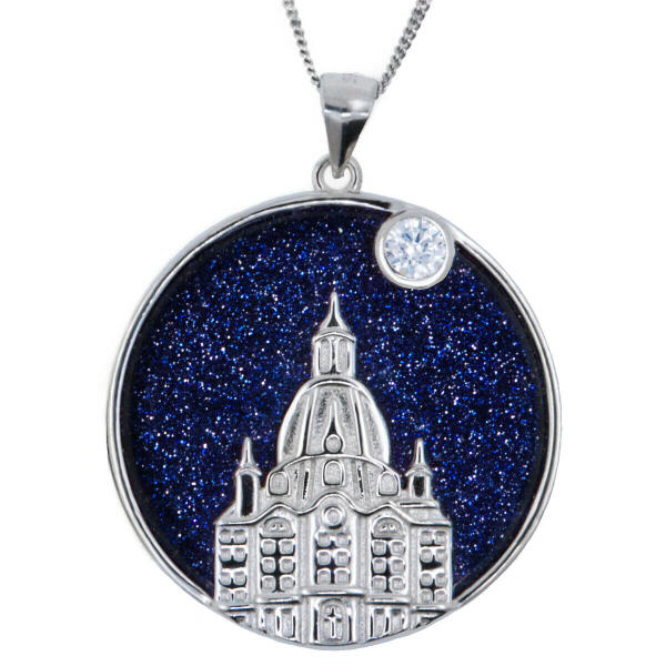 Special Dresden pendant as Dresden Frauenkirche 925 silver