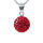 925 silver Shamballa ball pendant available in many colors