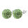 Special Glizzer Ball Stud Earrings made of 925 Silver Various Colors