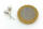 Wunderschöne Creme Farbene FAUX Perlen Ohrstecker 6-8mm aus 925 Silber