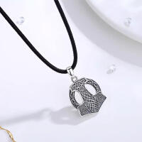 Special 925 silver Thor Hammer necklace pendant with Celtic knot