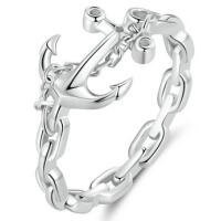 Außergewöhnlicher Anker Ring aus 925 Silber...