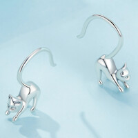 Earrings cats 3D