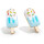 Sweet temptation ice cream stud earrings made of 925 silver wow colors