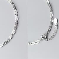 Modern 925 Silver Bracelet with Braided Pattern | Pantercats