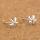 Cute Daisy Stud Earrings | 925 silver, rhodium refined