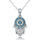 Hand of Fatima necklace (necklace) made of 925 silver