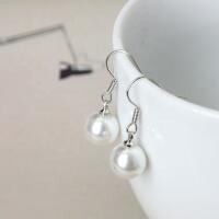 Unique pearl earrings with 925 silver hooks classic beauty