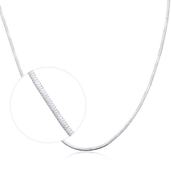 Elegante Schlangensilberkette 925 Silber wahlweise 40+5cm oder 45+5cm