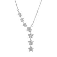 Außergewöhnliche Sternen Halskette aus 925...