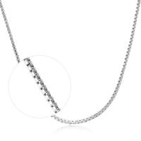 Minimalist rod necklace made of 925 silver with three zirconia